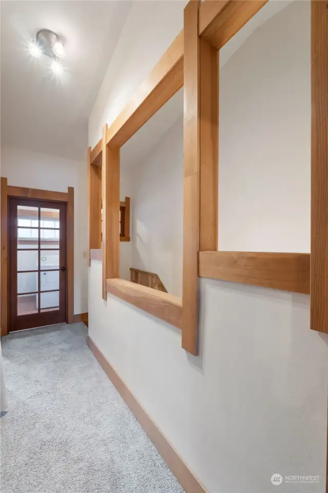 Beautiful wood trim details throughout house