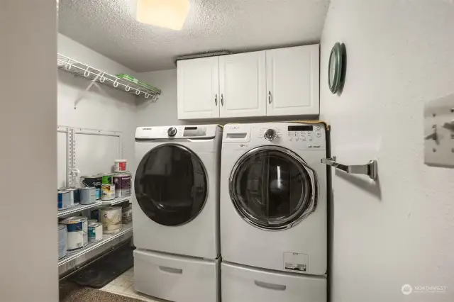 Nice washer & dryer for the convient utility room.