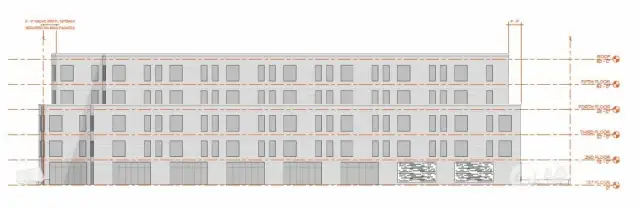 Rendering to show parking also