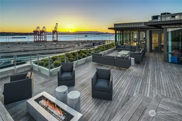 360 degree views from the expansive rooftop deck.