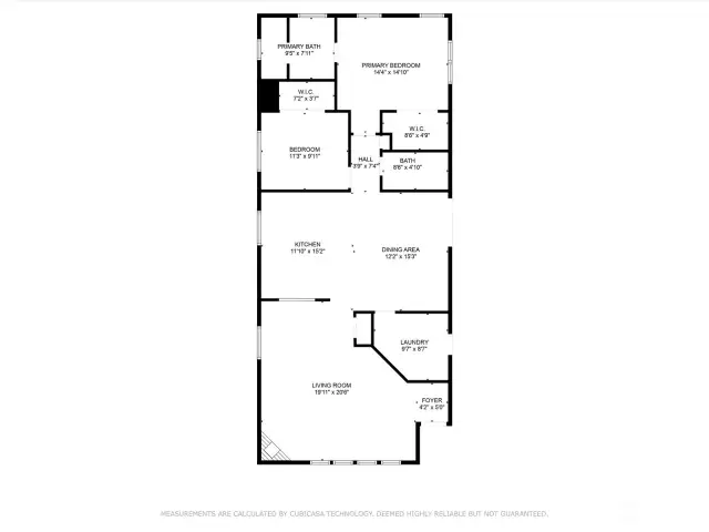 This is the home's floorplan, a #2.