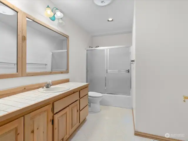 Full bath by bedrooms