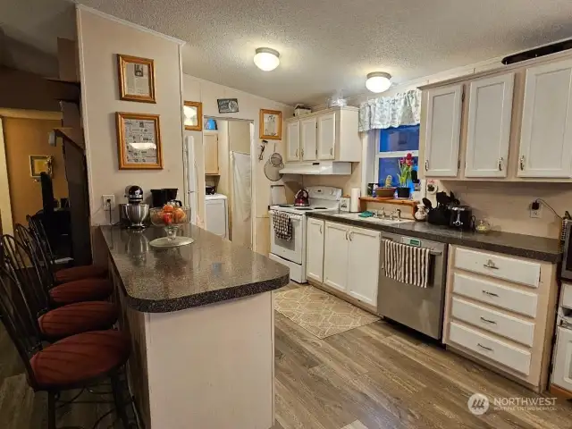 Large, open concept kitchen, open to the whole house