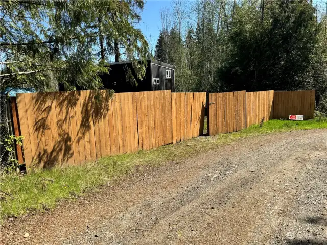 Fence Line - start of property