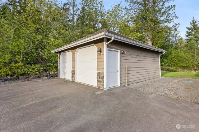 Detached shop/garage 22x26. Has its own electrical panel.