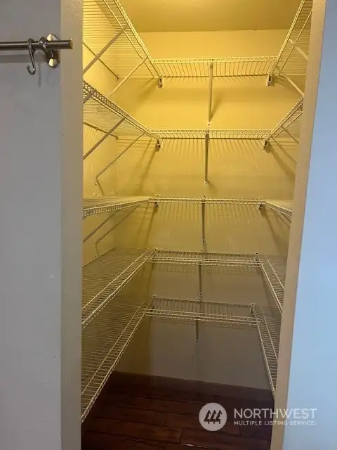 Large pantry for the kitchen.