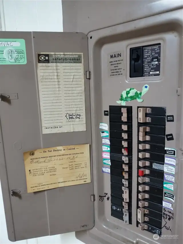 Updated electric panel