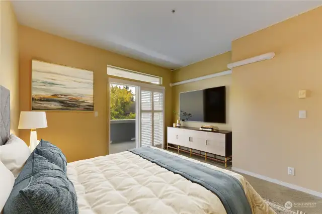 Virtually Staged 2nd Bedroom