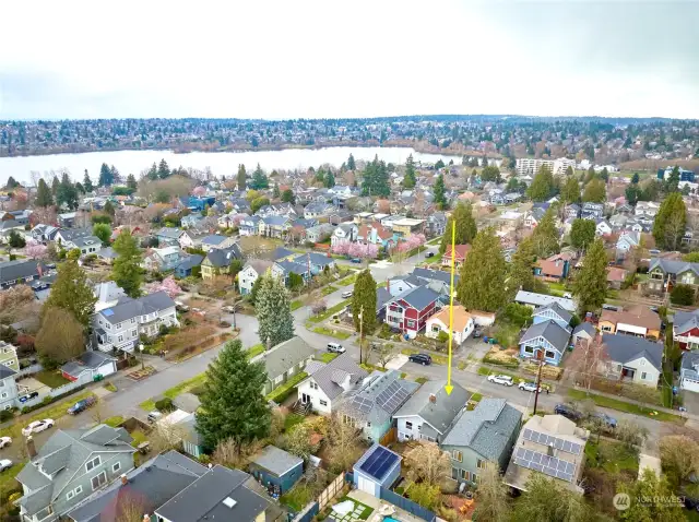 Coveted Tangletown location and only a short distance to Green Lake.