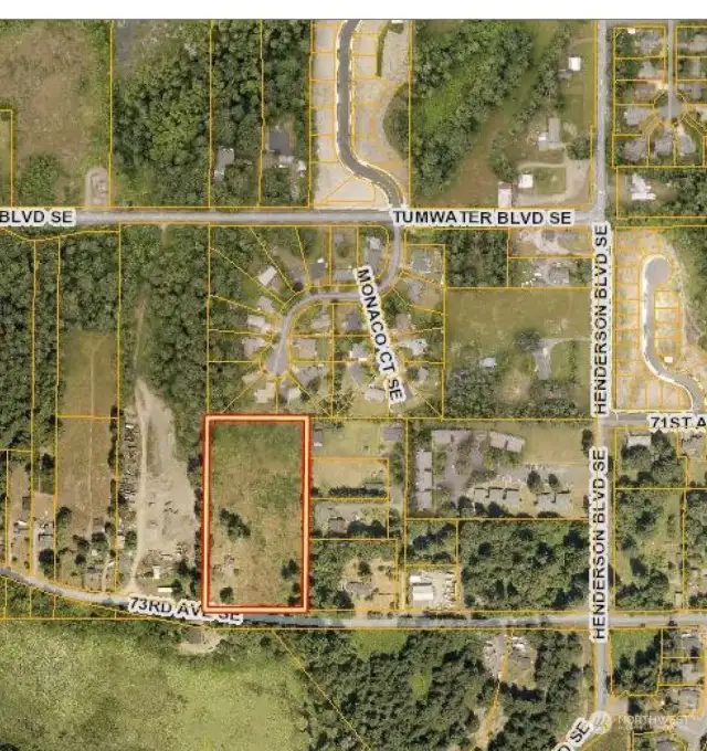 This 4.89 Acre site is zoned Multi-Family in Tumwater. Another Multi Family Development is under construction appx. 500 ft to the east at the corner of Henderson and 73rd Ave.