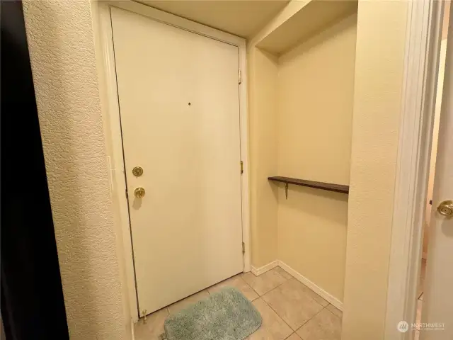 Unit door (inside unit)