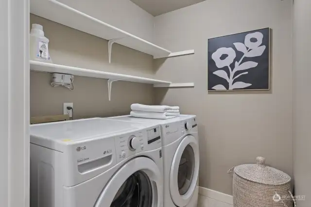 Laundry ROOM-not a laundry closet!
