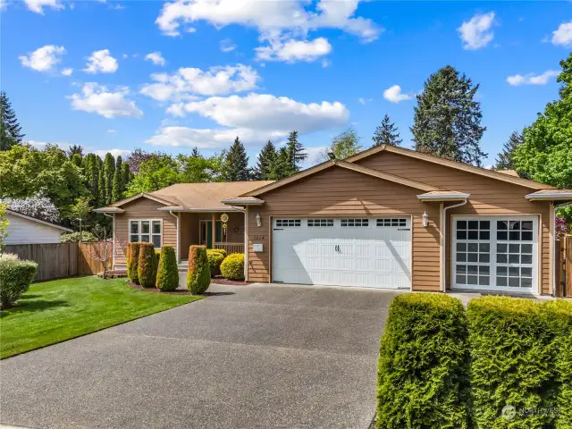 Welcome home to this beautifully landscaped and maintained home in the heart of Fircrest!