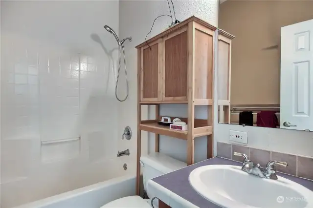 The hall bathroom is conveniently situated between Bedroom 3 and Bedroom 4, ensuring easy access for all occupants.
