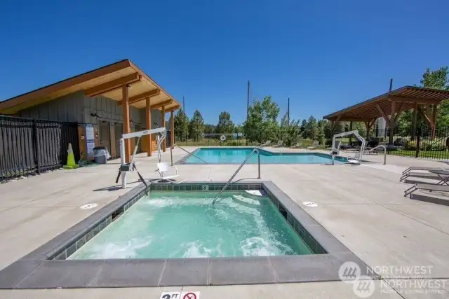 Trailhead owners get to enjoy their own private pool, hot tub and restrooms/changing room, exclusively for their use only.