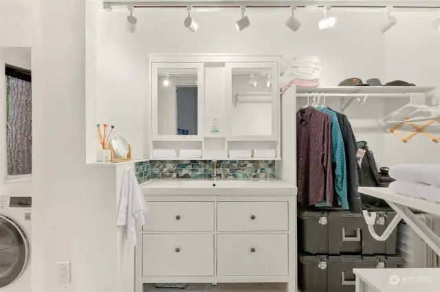 Upgraded bathroom with laundry in unit!