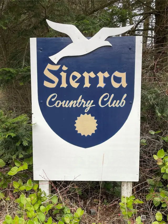 Lot is part of Sierra Country Club, with community pool and clubhouse.