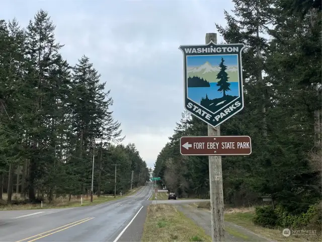 Located very near Fort Ebey State Park.