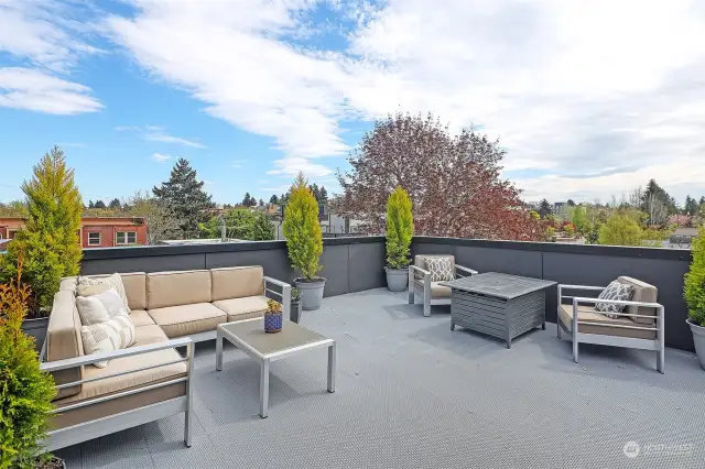 Expansive roof top terrace perfect for sun bathing and star gazing.