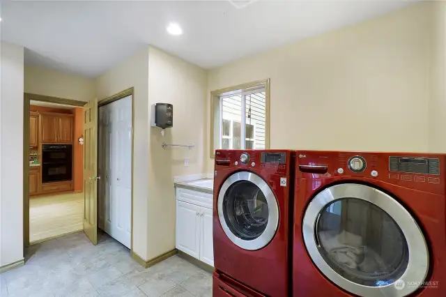 Laundry also includes a sink.