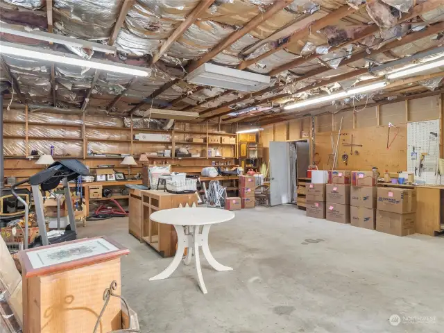 Inside Garage and Shop