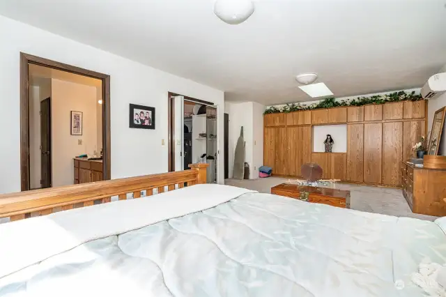 Large Primary bedroom with bath and walk-in closet off this room.