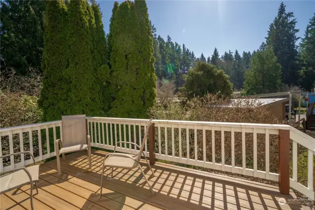 Check out this awesome sunny deck!