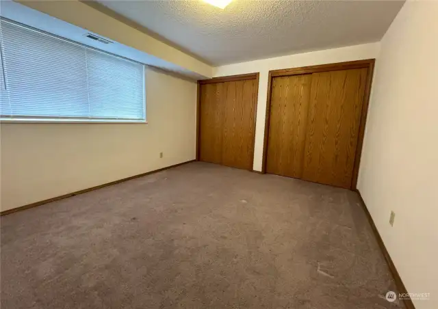 Two large closets Bedroom #2