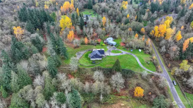 Private 10 acres on dead end. Surrounded by trees, garden space, private well, septic is designed for 6 bedrooms and so much more you must see! A perfect retreat.