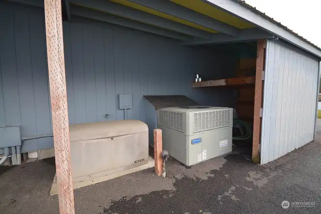 Dual heat pumps for main house and ADU 20 KW generator
