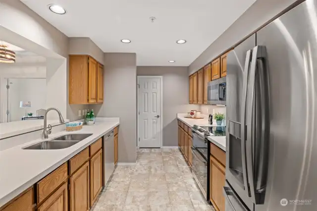 Updated Kitchen with walk in pantry