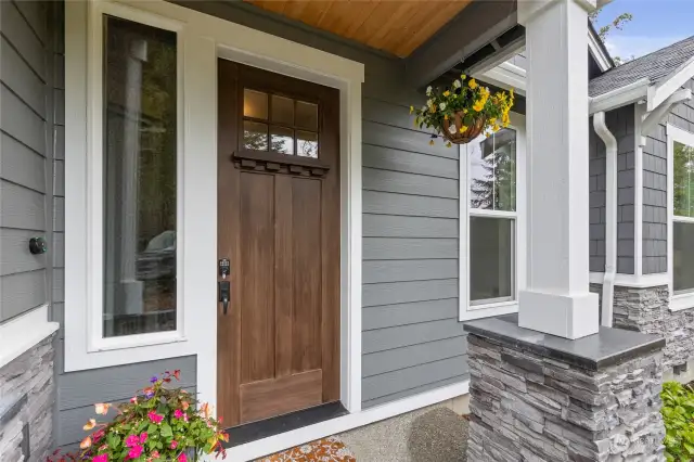 Boasting Hardi Plank Siding & stone features , this home has such great curb appeal.