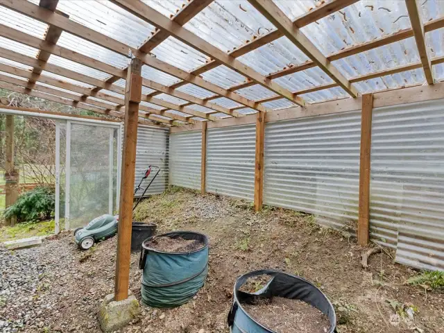 1 of 2 greenhouses on the property