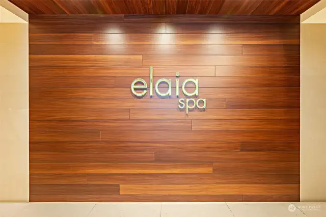 Condo owners can enjoy discounted rates on services at the Elaia Spa!