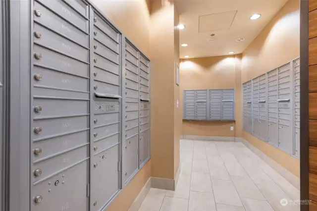 Private and secure mailroom.