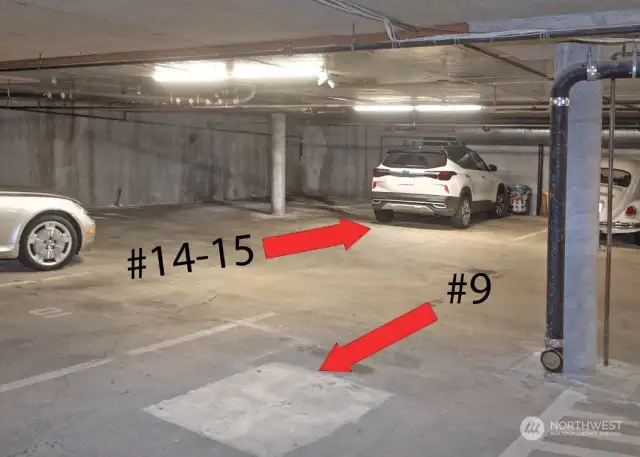 3 Parking Spaces in secure garage.