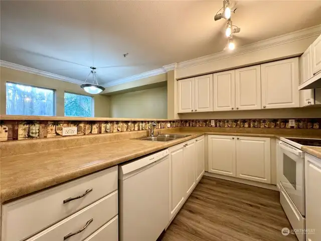Nice kitchen with tons of cabinets