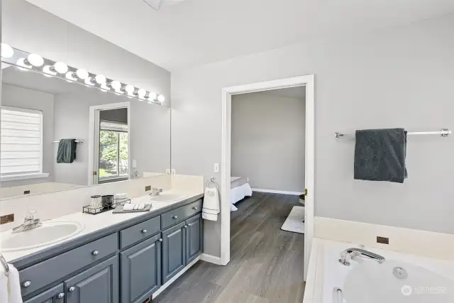 Primary Bathroom with jetted tub