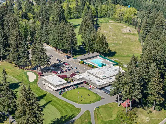 Country Club has a large outdoor pool, weight room, full restaurant and spaces for parties and events for its members to rent
