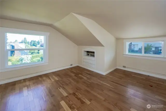 Upstairs bedroom brings in tons of natural light.