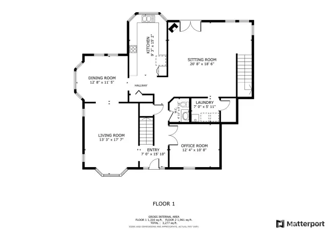 This is the main level floor plan.