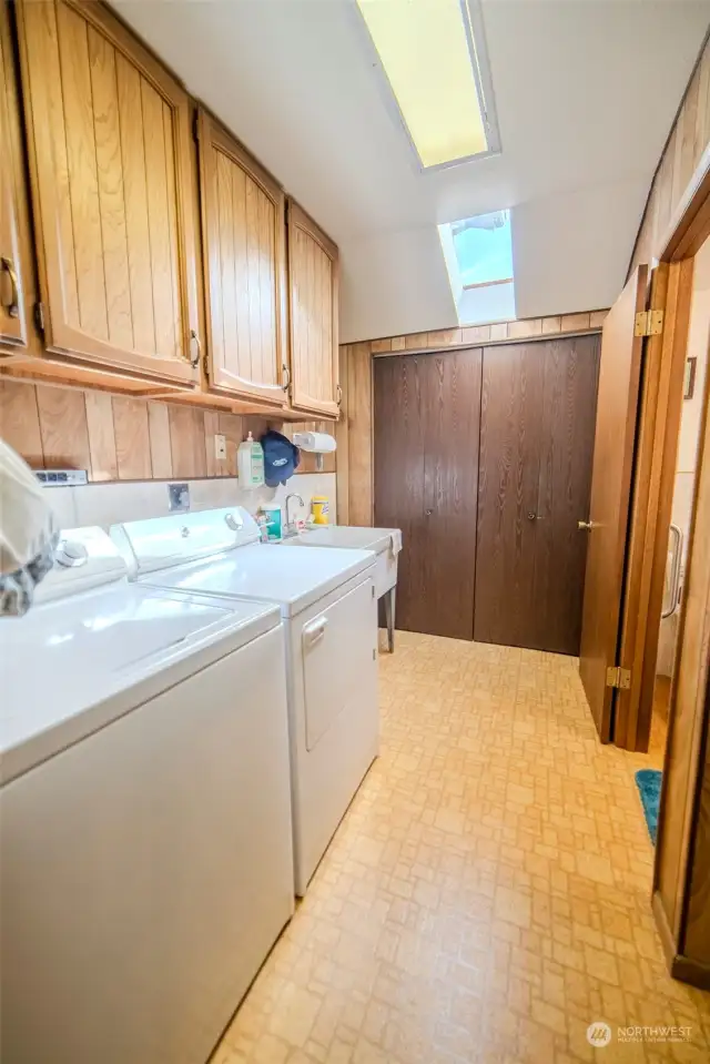 Laundry room just off of kitchen