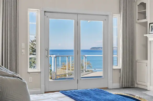 Master Suite French Doors