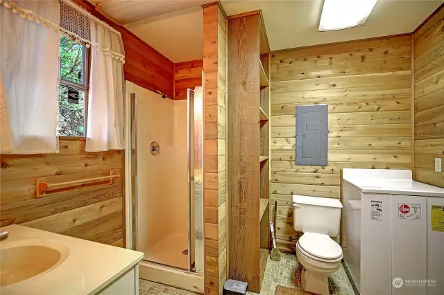 Utility in bath area; again, great use of space! Functional, practical and great for an easy lifestyle.
