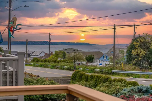 Take in wonderful views fand breathe in the fresh salt water air from your deck