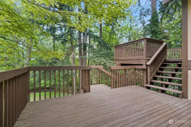 ENTRY LEVEL DECK OFF THE PRIMARY BEDROOM