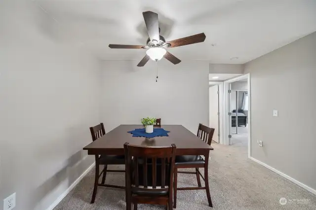 Fan is great to have when cooking for a crowd