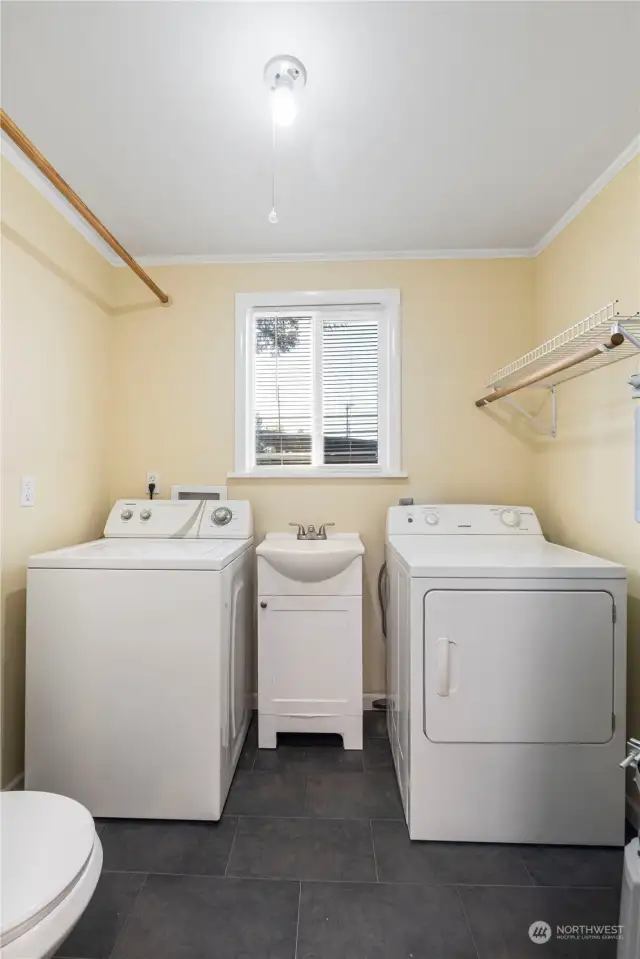 Laundry / half bath main floor