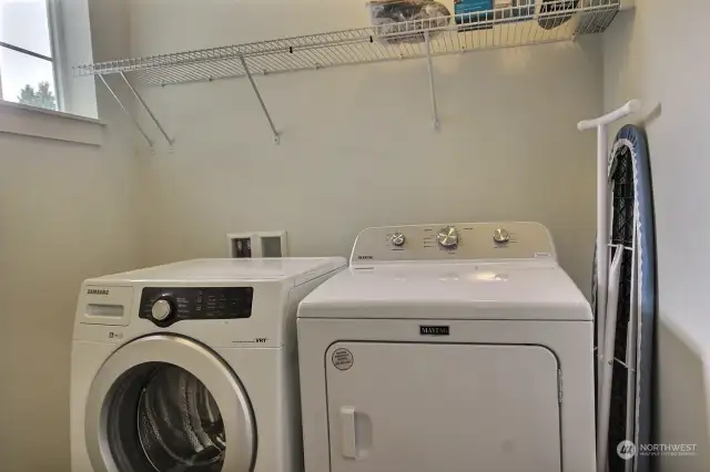 Upstairs full laundry facilities.