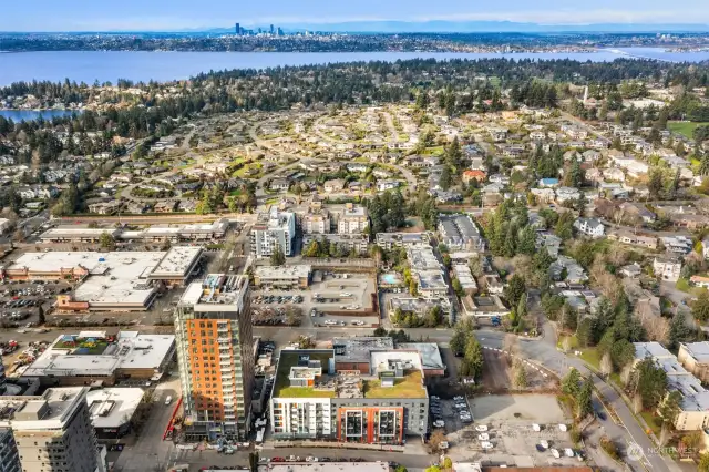 Great location in the middle of downtown Bellevue